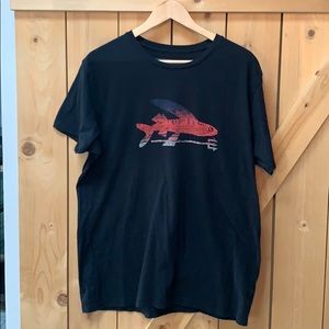 Patagonia Organic  Cotton Black Tee Shirt